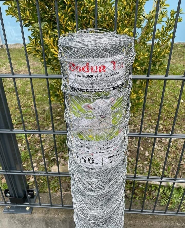 Altıgen Örgülü Tel - 1.10 mm 120 cm Geniş Göz - 20 metre / 2inç Göz Aralığı
