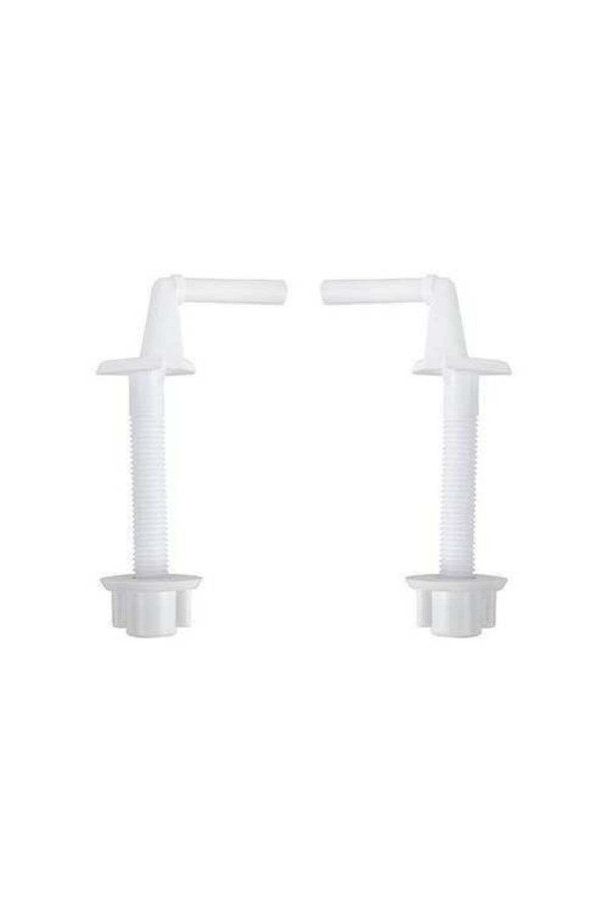 Klozet Kapağı Montaj Vidası Seti 4 Parça 2 Adet 10 Cm Pvc Klozet Kapağı Montaj Vidası Vida