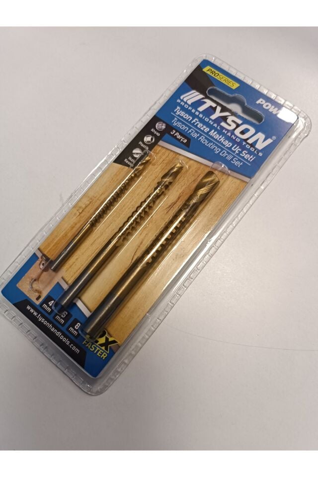 Freze Matkap Uç Seti 3 Lu Set