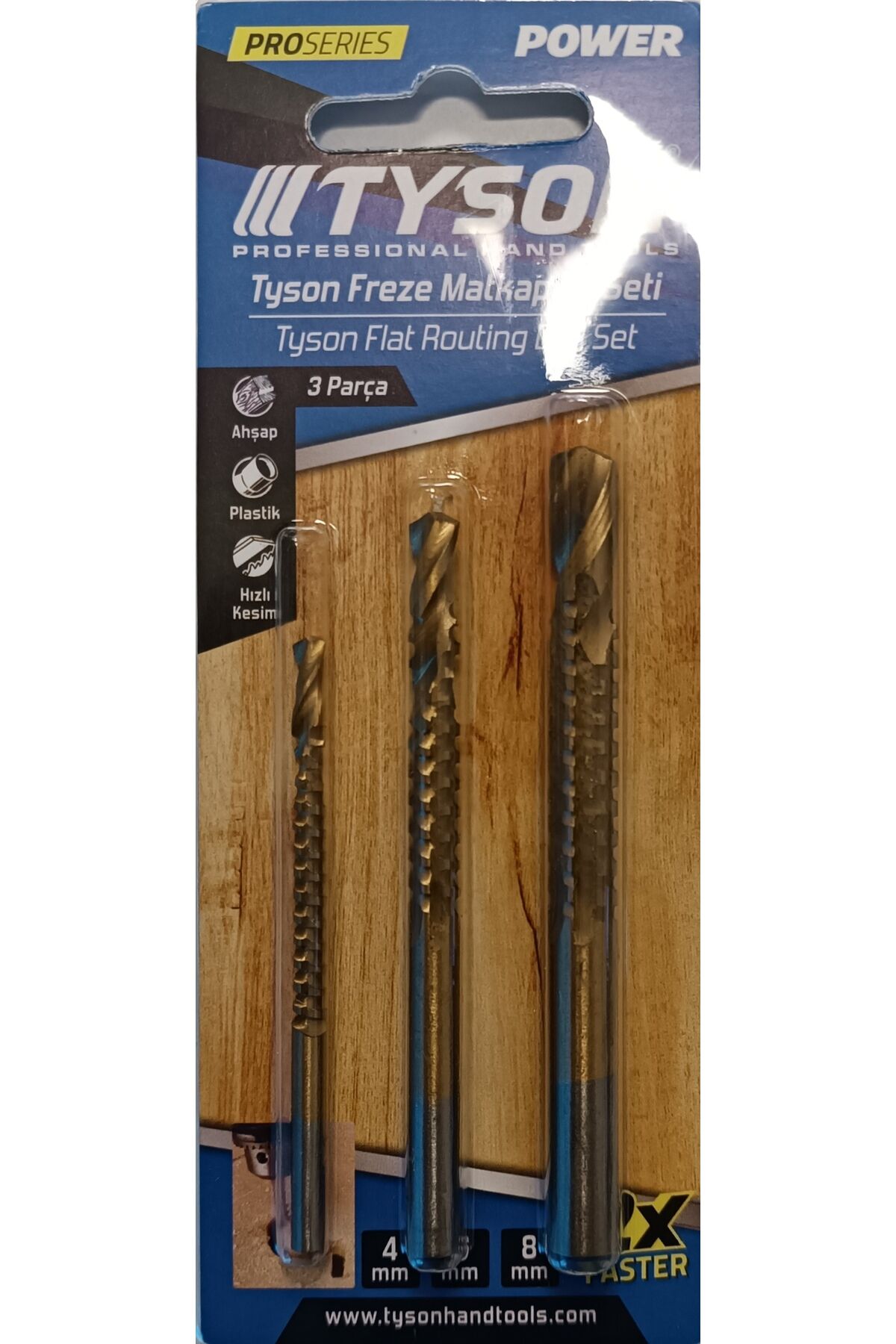 Freze Matkap Uç Seti 3 Lu Set