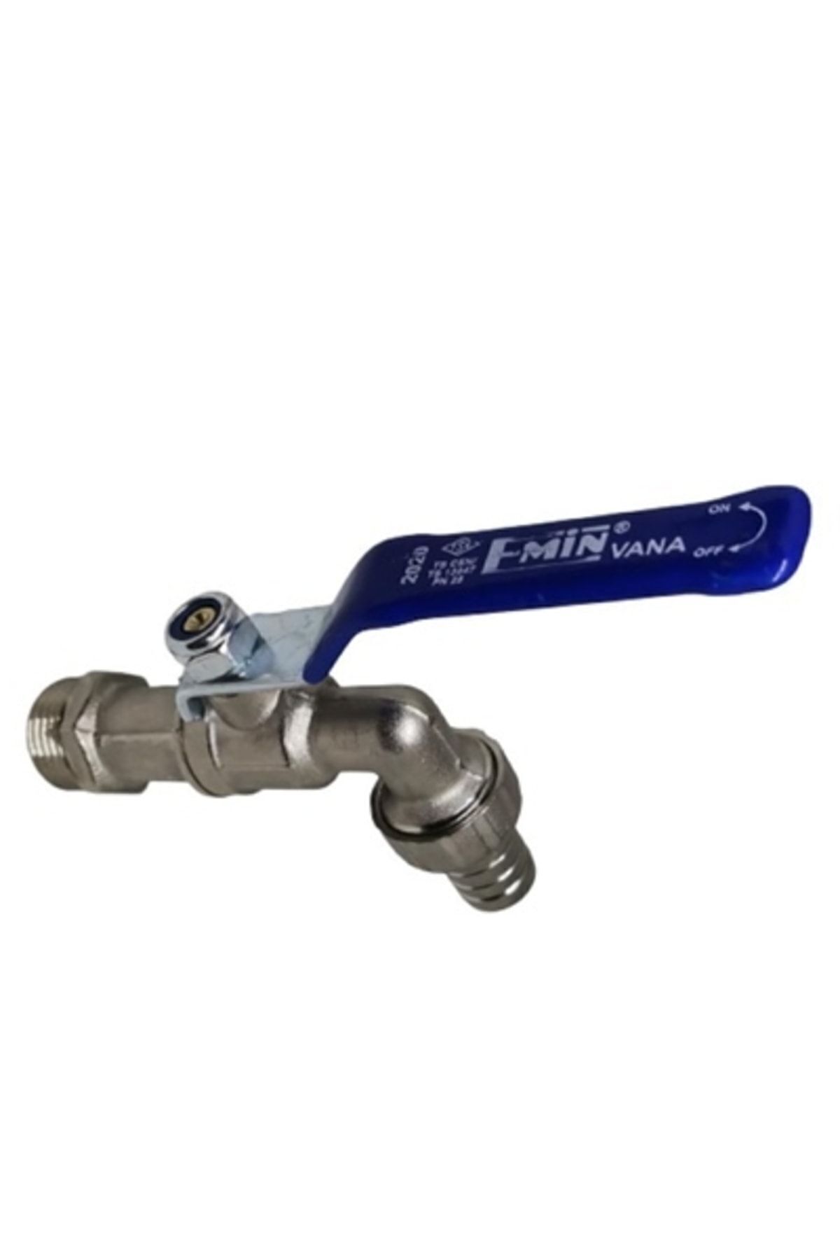 Küresel Bahçe Sulama Musluğu 1/2'' Prinç