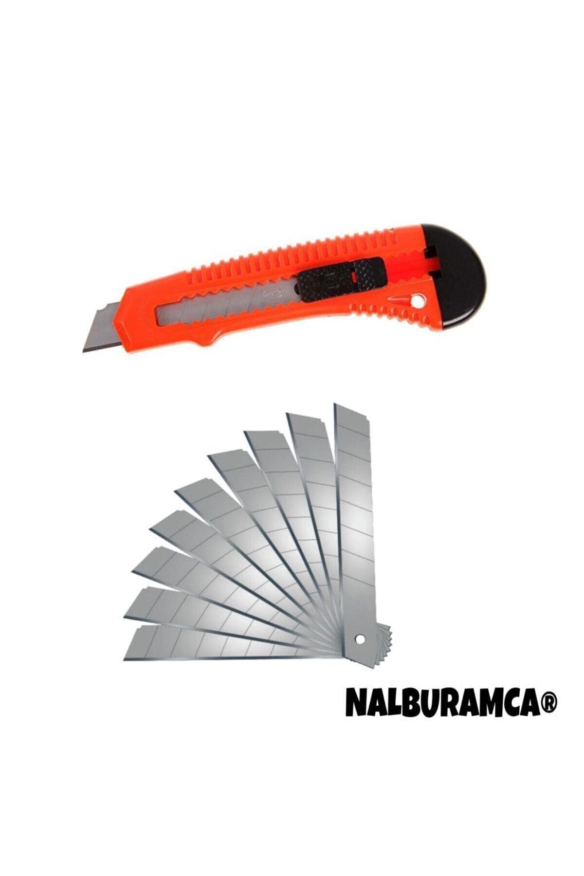 Plastik Maket Bıçağı Falçata + 10 Adet Yedek Uç Hediyeli