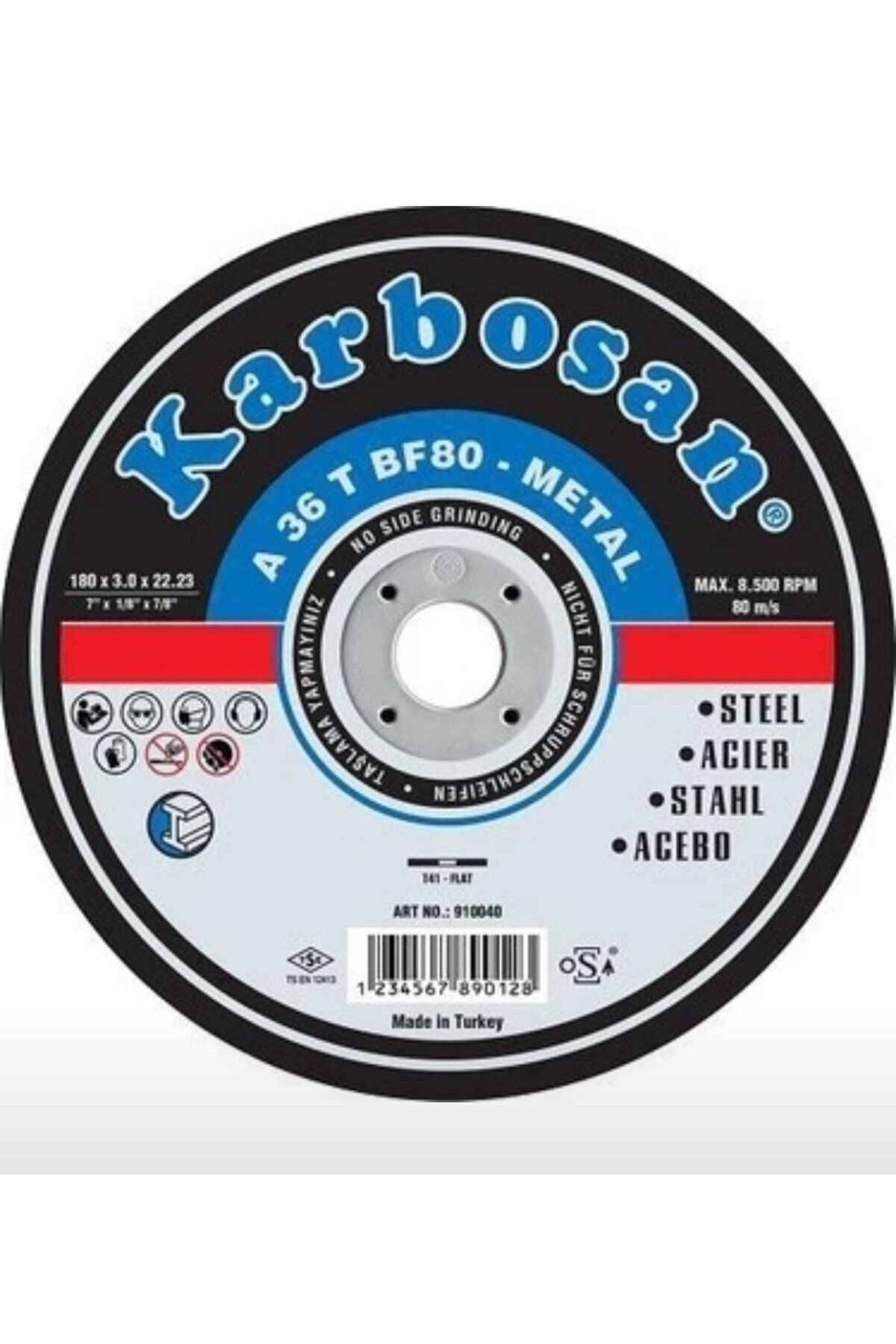 Karbosan Metal Kesici 180 Lik