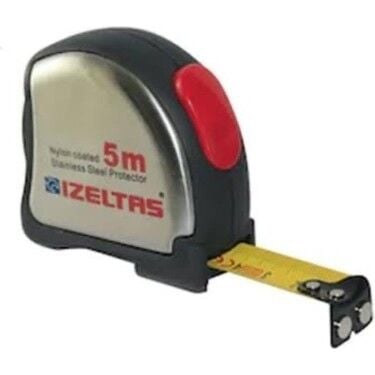 İzeltaş Şerit Metre Krom 5 M