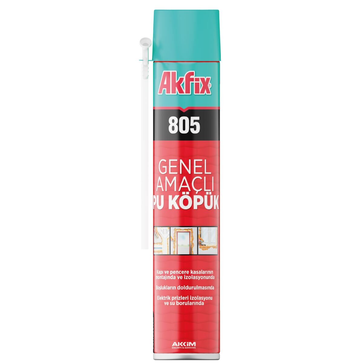 Akfix Poliüretan Köpük 750 ml - 840 gr
