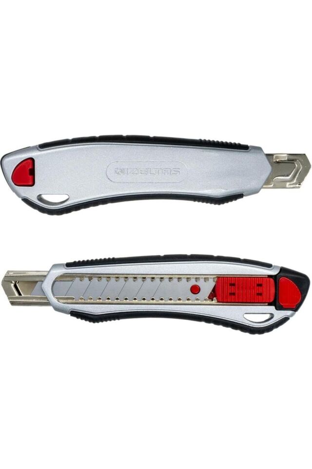 İzeltaş Pro 18 Mm Metal Gövde Geniş Maket Bıçağı Falçata