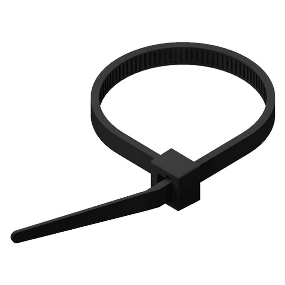 Kablo Bağı - Cırt Kelepçe - 4.8x500 Siyah - Plastik Kelepçe-100 adet