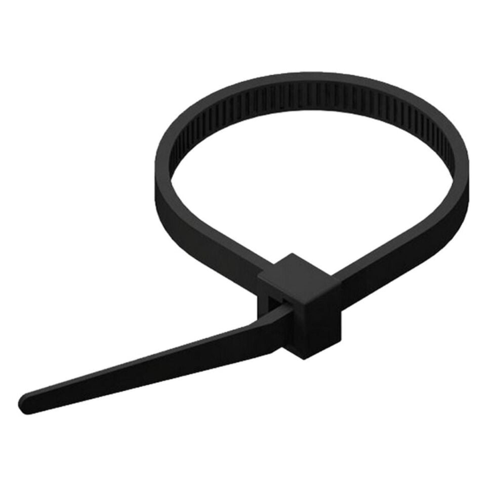 Kablo Bağı - Cırt Kelepçe - 4.8x500 Siyah - Plastik Kelepçe-100 adet