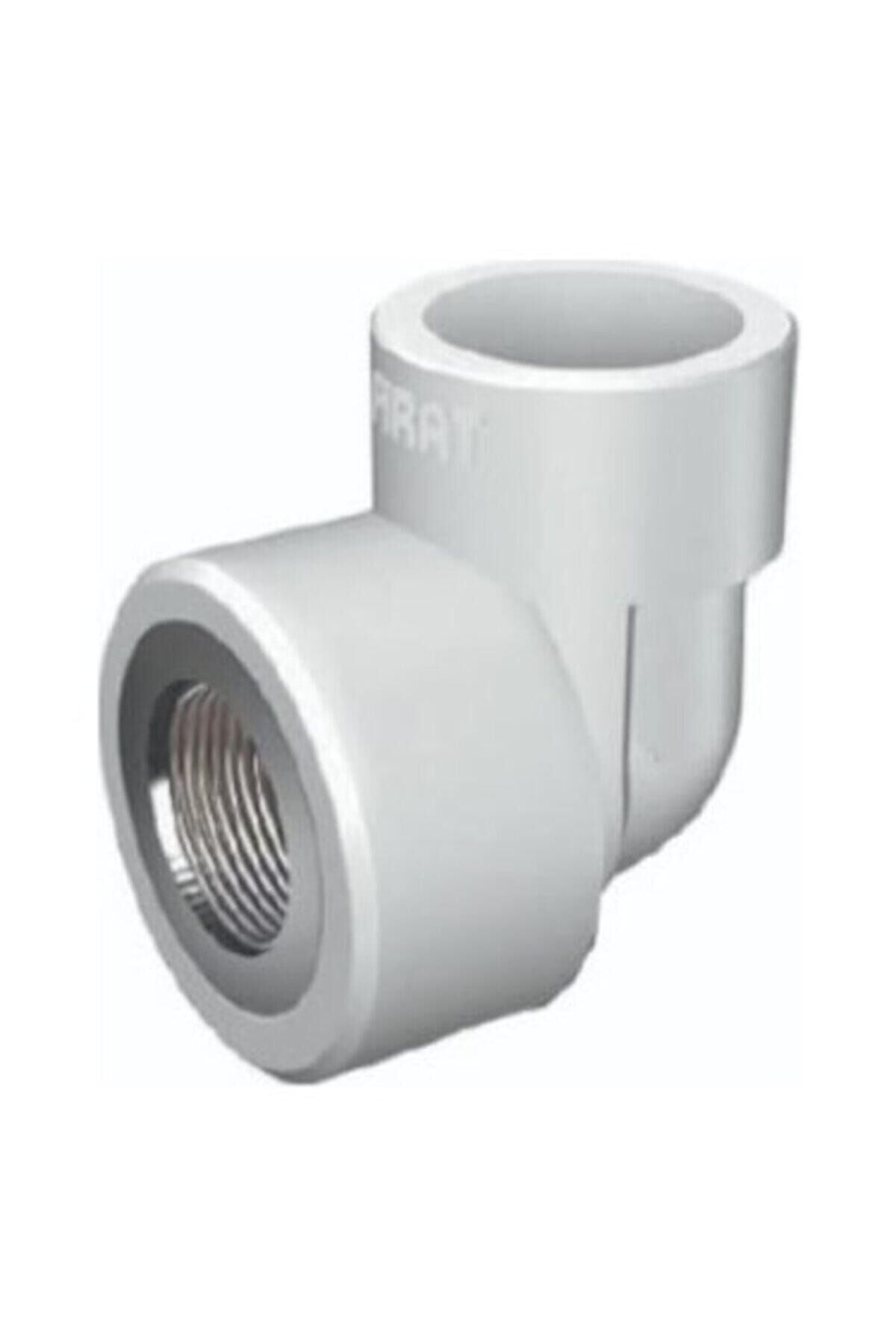 Iç Dişli Dirsek - 20x 1/2 Iç Dişli Dirsek Beyaz Renk Pen