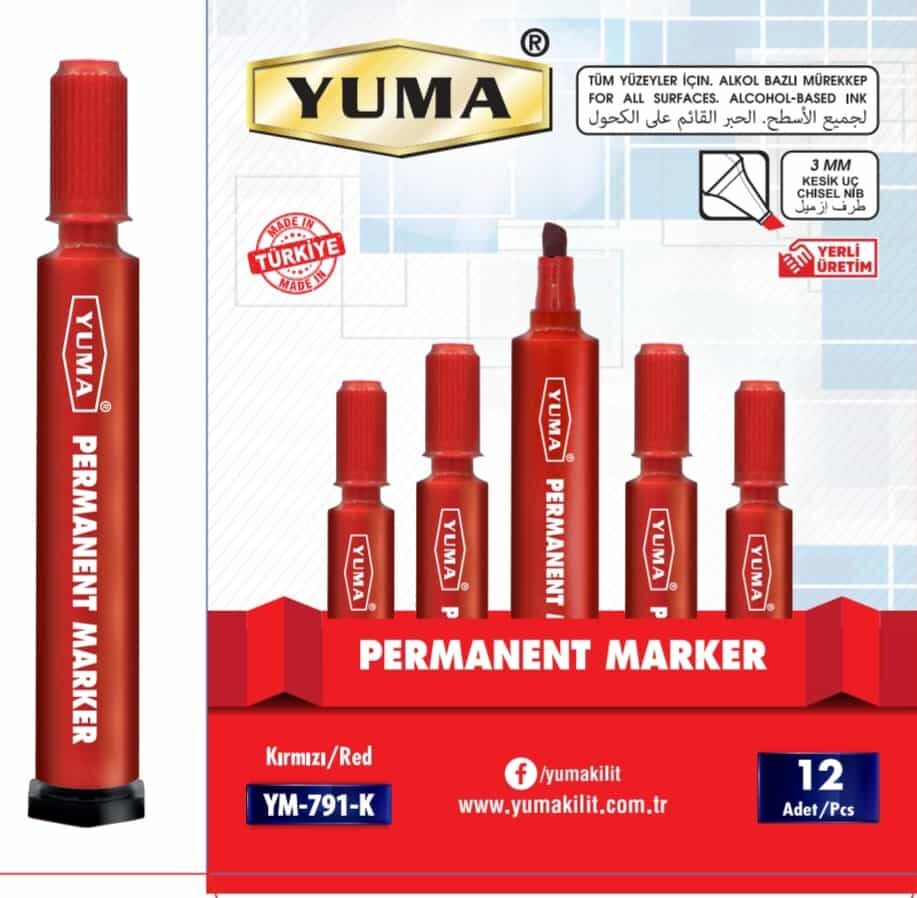 Yuma Koli Kalemi - Kırmızı