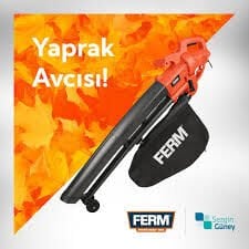 Ferm Power Lbm1009 Yaprak Üfleme ve Toplama Makinesi 3000w