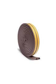 Kapı Pencere Fitil Bant - 2x5=10 mt - Kahverengi -Kauçuk Bant