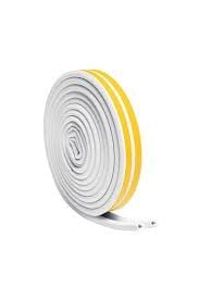 Kapı Pencere Fitil Bant - 2x5=10 mt - Beyaz -Kauçuk Bant